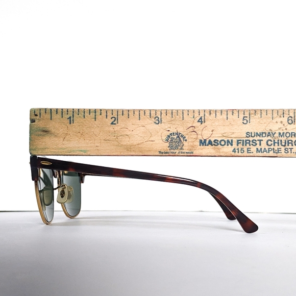 Ray-Ban Tortoise Clubmaster Classic Sunglasses - Picture 6 of 10